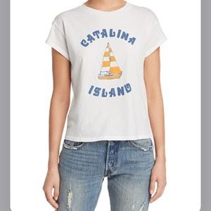 Catalina island white t shirt